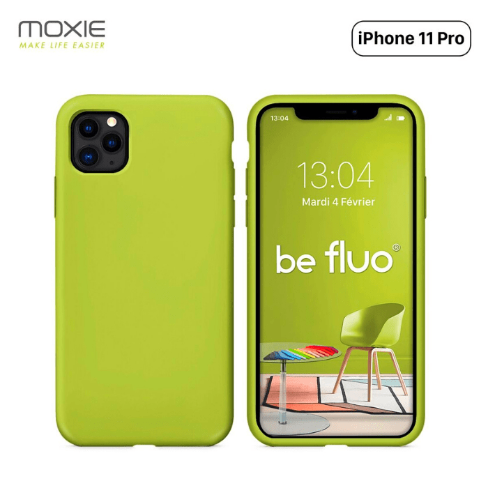 Coque Antichoc Aimant Iphone 11 PRO (Noir et vert) - Eden Phone