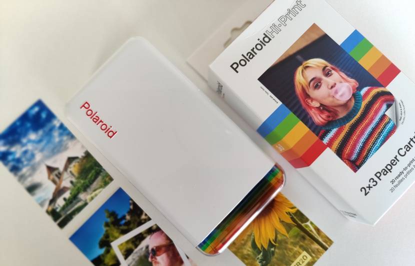 Polaroid Hi-Print imprimante portable + Recharge de 20 feuilles
